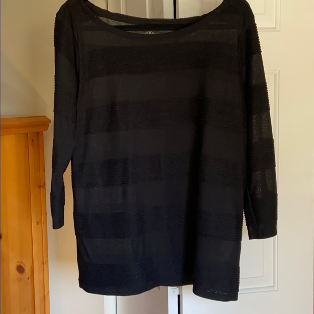 Black Pull over shirt